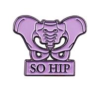 XUXINYCS 3PCS Hip Joint Bone Enamel Brooch Orthopedics Skeleton Backpack Lapel Pin Badge for Doctor Nurse Orthopedist
