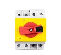 XUXINYCS 4P PV DC 1200V 32A Din Rail Solar Rotating Handle Isolator Rotary Switch Disconnector for Solar Distribution Box