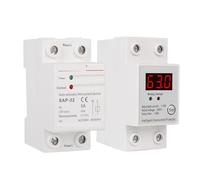 XUXINYCS 5a or 63a 220v 230v Ac Din Rail Adjust Current Protection Intelligent Auto Recovery over Current Limit Protector Overload Device