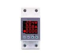 XUXINYCS 63A 230V 3IN1 Display Din Rail Adjustable Over and Under Voltage Protective Device Protector Relay With Over Current Protection