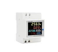 XUXINYCS 6in1 Din Rail Ac Volt Monitor 110v 220v 380v Current Power Kwh Electric Energy Meter Smart Amp 100a D52-2066
