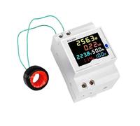 XUXINYCS D52-2066 6 In1 Din Rail Ac Monitor Voltage Current Power Factor Active Kwh 110v 220v 380v Electric Meter