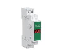 XUXINYCS Din Rail 18mm Voltage Meter AC 60-450V 220V 380V Single Three Phase Modular Voltmeter Indicator LED Digital Display Detector
