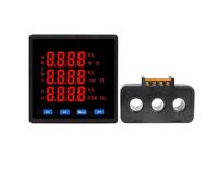 XUXINYCS Three Phase LED Digital Energy Meter with Ct 30a50a100a150a200a Voltage Rs485 Watt Hour Panel