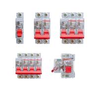 XUXINYCS Transparent MCB DZ47 NXB DZ30 DZ40 EPN DPN TPN 1P 2P 3P 4P AC 230 400V Miniature Circuit Breaker DIN Rail Household Air Switch