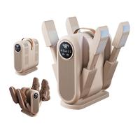 XUXLEKK Electric Shoe Dryer, Foldable Electric Shoe Warmer with Intelligent Timer, Foot Warmer, Shoe Heater with UV Sterilisation & 360° Heat Circulation, Ski Boot Dryer for Shoes, Hats