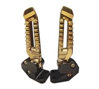 XUXRHMEAN For 150cc 125cc Motorcycle Foot Pegs Accessories Motorcycle Footpegs Footrest(Gold)