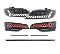 XUXRHMEAN For A&udi Q7 2006-2015 Car Front Rear Light Headlight With Taillights DRL Tun Signals Car Headlights(2010,No AFS)