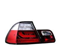 XUXRHMEAN For B&MW 3 Series E46 1998-2005 316 318 320i 2doors Car Rear Tail Light Auto Fog DRL Signal Lamp Rear Lights(Clear)