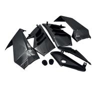 XUXRHMEAN For CBR650R 2018-2023 Motorcycle Front Side Winglet Wind Fin Spoiler Motorcycle Front Spoiler Chin Fairing(Carbon pattern)