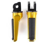 XUXRHMEAN For CBR900RR CBR1000RR FIRE BLADE SP MSX125 VTR1000 SP-1 SP-2 Motorcycle Front Foot Pegs Motorcycle Footpegs Footrest(Gold)