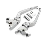XUXRHMEAN for Harley 2015-2024 Fat Boy FLFB Breakout FXSB Slim FLS Low Rider S Fat Street Bob FXBB Motorcycle Brake Lever Clutch Motorcycle Brake Clutch Levers(Chrome-Long)
