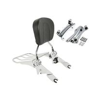 XUXRHMEAN For Harley Touring Street Glide Electra Glide Road King 2014-2023 Motorcycle Rear Detachable Backrest Motorcycle Rear Backrest(Chrome)