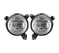 XUXRHMEAN For J&eep Wrangler JK JL JLU Sahara Rubicon Gladiator JT 1976-2018 Car Front Headlights Car Headlights(JL Silver)