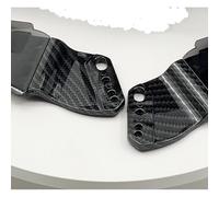 XUXRHMEAN For KAWASAKI NINJA400 NINJA650 2018-2023 Motorcycle Fairing Winglets Side Wing Protection Motorcycle Front Spoiler Chin Fairing(Carbon black)