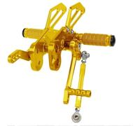 XUXRHMEAN For Kawasaki Z125/Pro 2016-2023 Motorcycle Adjustable Rearset Foot Pegs Motorcycle Footpegs Footrest(Gold)