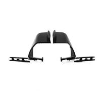XUXRHMEAN For KAWASAKI ZX-4R ZX-4RR ZX25R ZX25RR 2023+ Motorcycle Side Fairing Winglets Windshield Seat Motorcycle Front Spoiler Chin Fairing(A-SideWinglets-Blac)