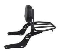 XUXRHMEAN For Rebel CMX1100 CM 1100 2017-2025 Motorcycle Detachable Backrest Rear Passenger Seat Luggage Rack Motorcycle Rear Backrest(Black B)