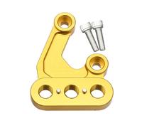 XUXRHMEAN For Segway X160 X260 For Surron Light Bee X & S Motorcycle Foot Pegs Fixing Bracket Motorcycle Footpegs Footrest(Gold Right Bracket)
