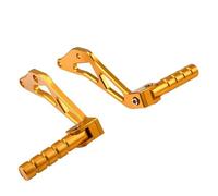 XUXRHMEAN For Segway X260 X160 For Sur Ron Light Bee X & Light Bee S Motorcycle Rear Foot Pegs Pedal Bracket Motorcycle Footpegs Footrest(Gold)
