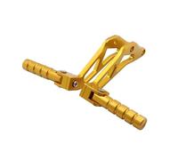 XUXRHMEAN For Sur-Ron Light Bee X S For Segway X160 X260 Motorcycle Rear Foot Peg Bracket Motorcycle Footpegs Footrest(Gold)