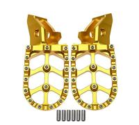 XUXRHMEAN For Surron Ultra Bee Motorcycle Accessories Foot Pegs Motorcycle Footpegs Footrest(Gold)