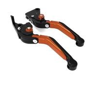 XUXRHMEAN for Triumph Daytona 765 Street Triple 765RS Speed Triple 1050S RS 1200RS RR Adjustable Extendable Motorcycle Brake Clutch Lever Motorcycle Brake Clutch Levers(C)