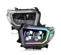 XUXRHMEAN For Tundra 2014-2021 Car Front Headlights Animation DRL Signal Lamp Car Headlights