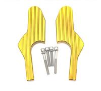 XUXRHMEAN For Vespa GT GTS GTV 60 125 200 250 300 300ie Motorcycle Accessories Foot Peg Extensions Motorcycle Footpegs Footrest(Gold)