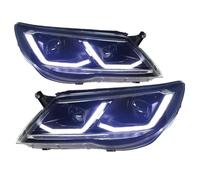 XUXRHMEAN For VW Tiguan 2009-2012 Car Front Headlights DRL Turn Signal Car Headlights(Halogen)