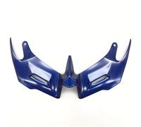 XUXRHMEAN For Y&AMAHA YZF R3 R25 2014-2018 Motorcycle Front Aerodynamic Fairing Winglets Motorcycle Front Spoiler Chin Fairing(Blue)