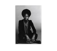XuXueCC Actress Nina Simone Retro Poster Star Artworks Canvas Room Aesthetic Wall Art Prints Home Modern Decor Unframe 24x36inch(60x90cm)