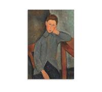 XuXueCC Amedeo Modigliani Wall Art Prints Paintings Poster The Boy (1919) Picture Print Canvas Wall Paint Arts Decor Modern Home Artworks Gift Idea Unframe 12x18inch(30x45cm)