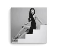 XuXueCC Anna Kendrick Retro Poster Star Artworks Picture Print Wall Art Painting Canvas Gift Decor Homes Decorative Unframe 20x20inch(50x50cm)