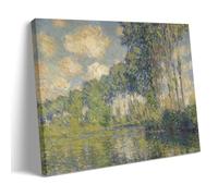 XuXueCC Claude Monet Wall Art Prints Paintings Poster Poplars on The Epte (1891) Art Print Wall Photo Paint Hanging Picture Family Bedroom Decor Gift Frame 16x24inch(40x60cm)