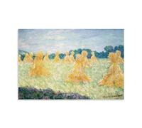 XuXueCC Claude Monet Wall Art Prints Paintings Poster The Young Ladies of Giverny, Sun Effect (1894) Room Aesthetic Print Art Wall Painting Canvas Modern Bedroom Decor Unframe 24x36inch(60x90cm)