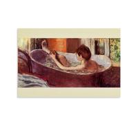 XuXueCC Edgar Degas Wall Art Prints Paintings Poster Woman in Her Bath, Sponging Her Leg Print Photo Art Painting Canvas Home Decorative Bedroom Modern Decors Unframe 20x30inch(50x75cm)