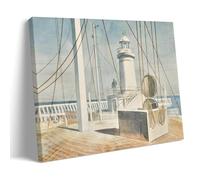 XuXueCC Eric Ravilious Wall Art Prints Paintings Poster NewHaven Harbour Home Decor Wall Art Hanging Picture Print Bedroom Decorative Paintings Room Frame 24x36inch(60x90cm)