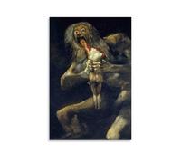 XuXueCC Francisco De Goya Wall Art Prints Paintings Poster Saturno Devorando A Su Hijo Wall Art Picture Painting Canvas Prints Artworks Bedroom Living Room Decor Unframe 16x24inch(40x60cm)