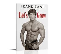 XuXueCC Frank Zane Retro Poster Actor Handsome Canvas Painting Wall Art Decorative Picture Prints Modern Decor Frame 16x24inch(40x60cm)