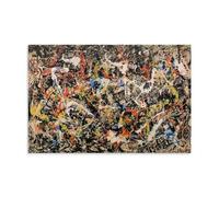 XuXueCC Jackson Pollock Wall Art Prints Paintings Poster Abstract Famous Convergence Picture Print Canvas Wall Paint Arts Decor Modern Home Artworks Gift Idea Unframe 24x36inch(60x90cm)