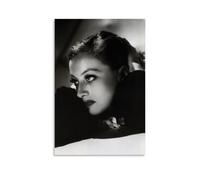 XuXueCC Joan Crawford Retro Poster Star Cool Artworks Painting Wall Art Canvas Prints Hanging Picture Home Decors Gift Idea Unframe 08x12inch(20x30cm)