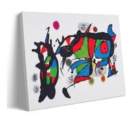 XuXueCC Joan Miro Wall Art Prints Paintings Poster Obra De Joan Miro Wall Art Picture Painting Canvas Prints Artworks Bedroom Living Room Decor Frame 08x12inch(20x30cm)