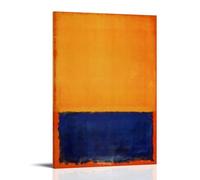 XuXueCC Mark Rothko Wall Art Prints Paintings Poster Yellow Blue Orange Art Abstract Wall Art Print Photo Art Painting Canvas Home Decorative Bedroom Modern Decors Frame 12x18inch(30x45cm)