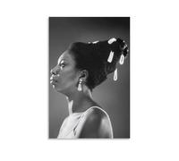 XuXueCC Nina Simone Retro Poster Star Canvas Art And Wall Art Picture Print Modern Family Bedroom Decors Unframe 20x30inch(50x75cm)