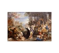 XuXueCC Peter Paul Rubens Wall Art Prints Paintings Poster Massacre of The Innocents (Alte Pinakothek) Canvas Painting Wall Art Decorative Picture Prints Modern Decor Unframe 20x30inch(50x75cm)