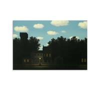 XuXueCC Rene Magritte Wall Art Prints Paintings Poster The Empire of Light II Canvas Wall Art Decorative Bedroom Modern Home Print Picture Artworkss Unframe 16x24inch(40x60cm)