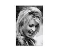 XuXueCC Sharon Tate Black And White Poster Star Print Photo Art Painting Canvas Home Decorative Bedroom Modern Decors Unframe 08x12inch(20x30cm)
