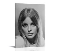XuXueCC Sharon Tate Retro Poster Actress Art Canvas Painting Decor Wall Print Photo Home Modern Decoratives Frame 16x24inch(40x60cm)