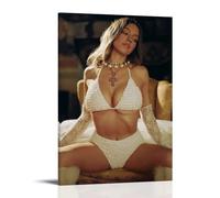 XuXueCC Superstar Sydney Sweeney Poster Canvas Wall Art Picture Prints Hanging Photo Gift Idea Decor Homes Artworks Frame 20x30inch(50x75cm)